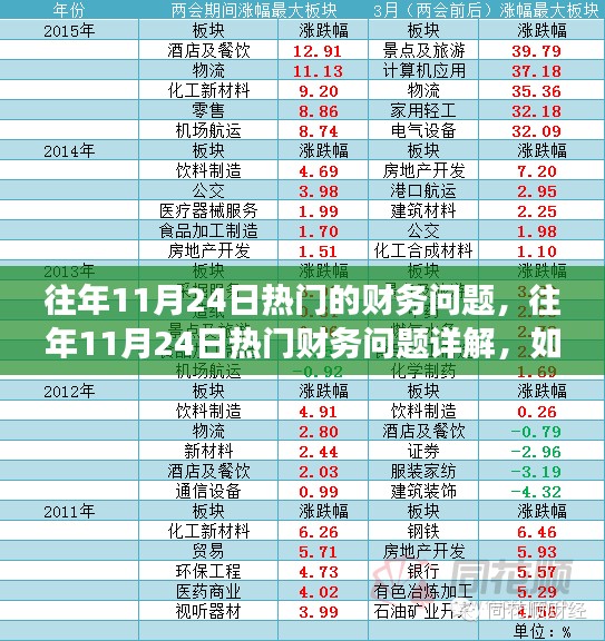 往年11月24日热门财务问题详解及解决指南