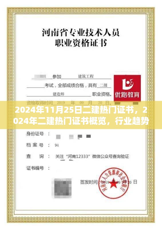 2024年二建热门证书概览与行业趋势及人才需求洞察