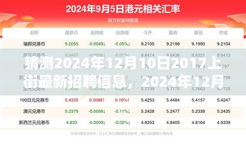 聚焦某某观点，解析预测与解析2024年上街最新招聘信息展望（预测日期至2024年12月10日）