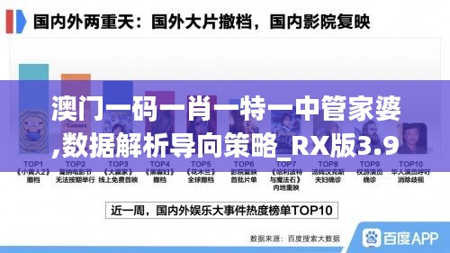 澳门一码一肖一特一中管家婆,数据解析导向策略_RX版3.972