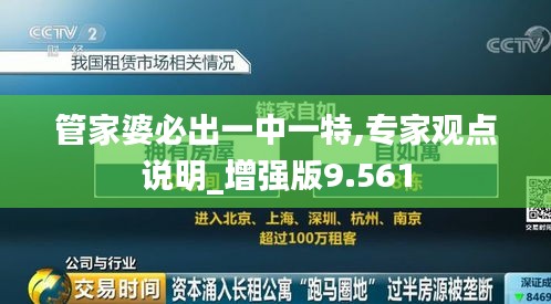 管家婆必出一中一特,专家观点说明_增强版9.561