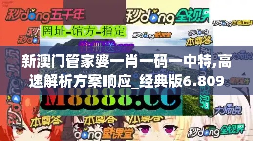 新澳门管家婆一肖一码一中特,高速解析方案响应_经典版6.809