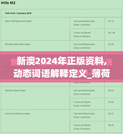 新澳2024年正版资料,动态词语解释定义_薄荷版9.339