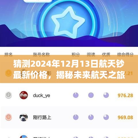 揭秘航天钞未来价格趋势，心灵之旅启程于2024年12月13日探索航天之旅新篇章