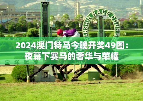 2024澳门特马今晚开奖49图：夜幕下赛马的奢华与荣耀