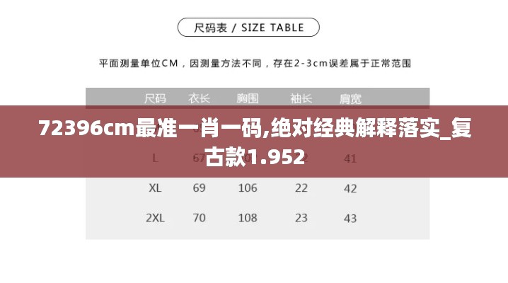 72396cm最准一肖一码,绝对经典解释落实_复古款1.952