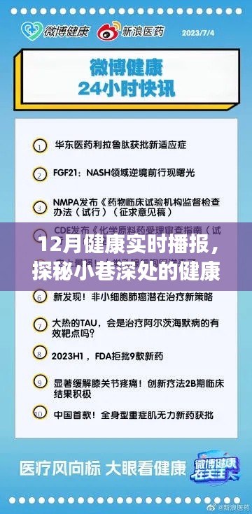 探秘小巷深处的健康宝藏，12月健康实时播报特色小店与健康播报