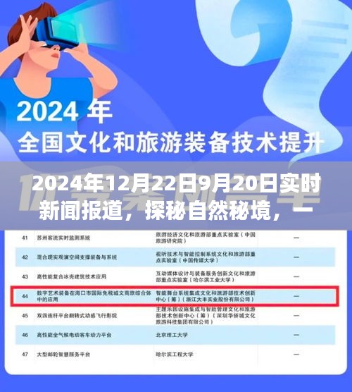 探秘自然秘境的心灵之旅，揭秘实时新闻观察报道的奥秘（时间跨度，从2024年9月20日至12月22日）