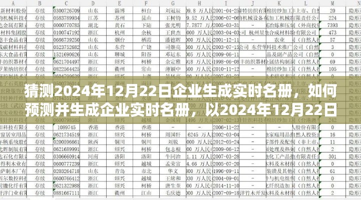 如何预测并生成企业实时名册，以2024年12月22日为例的探讨与实践