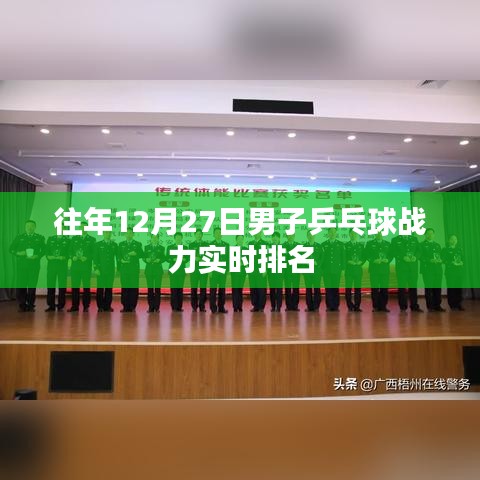 男子乒乓球历年战力排名实时榜（往年12月27日更新）