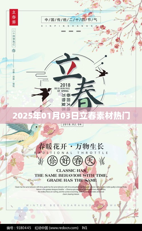 2025年立春素材大热门，日期、习俗一网打尽