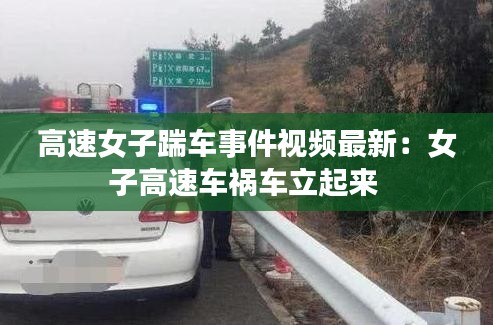 高速女子踹车事件视频最新：女子高速车祸车立起来 