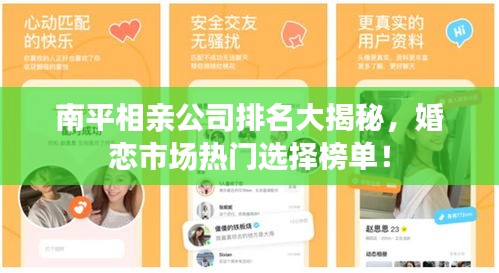 南平相亲公司排名大揭秘，婚恋市场热门选择榜单！