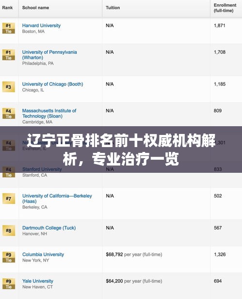 辽宁正骨排名前十权威机构解析，专业治疗一览