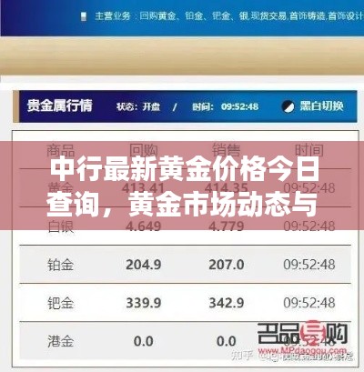 中行最新黄金价格今日查询，黄金市场动态与趋势深度解析