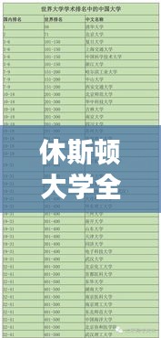 休斯顿大学全球排名及学术影响力解析