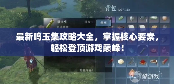 最新鸣玉集攻略大全，掌握核心要素，轻松登顶游戏巅峰！