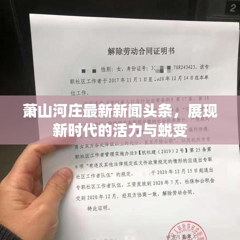 萧山河庄最新新闻头条，展现新时代的活力与蜕变