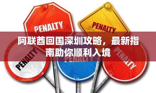 阿联酋回国深圳攻略，最新指南助你顺利入境