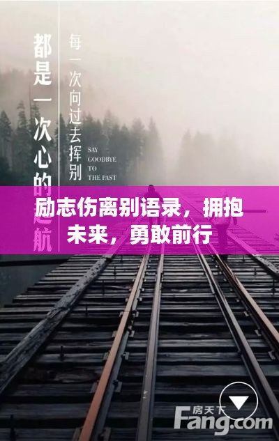 励志伤离别语录，拥抱未来，勇敢前行