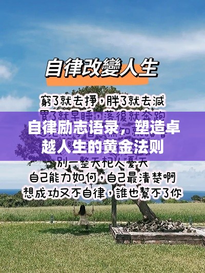 自律励志语录，塑造卓越人生的黄金法则